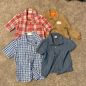 Crazy 8 Red and Blue Plaid Shirt